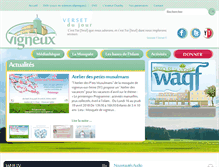 Tablet Screenshot of mosqueedevigneux.fr
